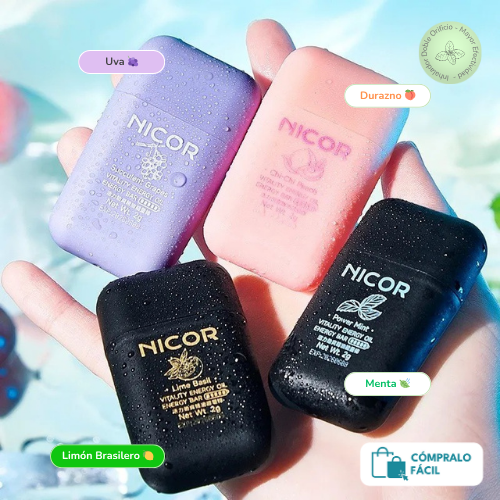 Inhalador Nasal Nicor ® | Energía al Instante ⚡ | Alivia tu congestión Nasal 👃🏼 | Concentración 🔍