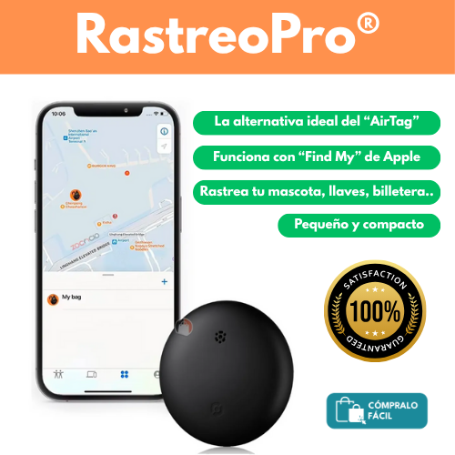 RastreoPro® | Control total desde tu iPhone | Encuentra lo que pierdes en segundos, sin pagar mensualidades